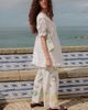 Lisa Says Gah Lisa Says Gah Jenny Short Sleeve Dress in Dove, Women's at Urban Outfitters - 2