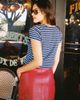Lisa Says Gah Lisa Says Gah! Lisa Says Gah Jude Tee in Oxford Stripe, Women's at Urban Outfitters - 5