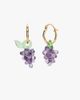 Lisa Says Gah Lisa Says Gah! Lisa Says Gah Vino 4Ever Hoops in Grape, Women's at Urban Outfitters - 1