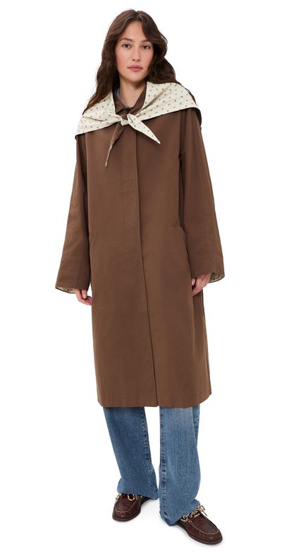 Lisa Says Gah Lisa Says Gah Olson Trench Coat Saddle/Stable Toile
