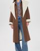 Lisa Says Gah Lisa Says Gah Olson Trench Coat Saddle/Stable Toile - 3