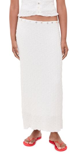 Lisa Says Gah Lisa Says Gah Sammy Skirt White