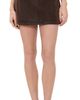 Lisa Says Gah Lisa Says Gah Winona Mini Skort Mocha Suede - 1