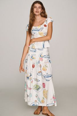 Lisa Says Gah Penny Midi Skirt