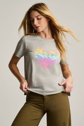 Lisa Todd Lisa Todd Heart Beats Cotton T-Shirt