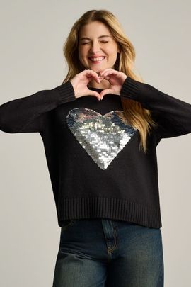 Lisa Todd Lisa Todd Love Shine Heart Sweater