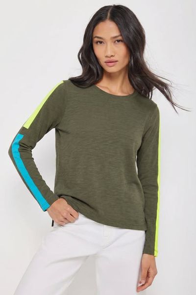Lisa Todd Lisa Todd Mesh On Cotton T-shirt