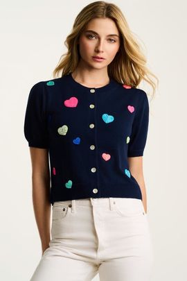 Lisa Todd Lisa Todd Royal Flush Cotton Cardigan