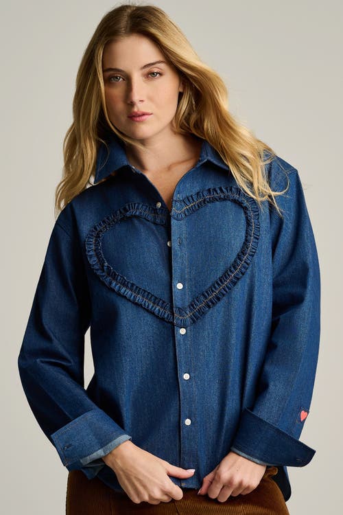 Lisa Todd Lisa Todd Ruffled Up Button-Up Shirt