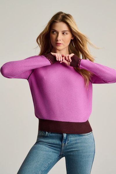 Lisa Todd Lisa Todd Stitchin Cotton Cashmere Sweater