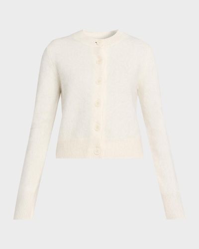 Lisa Yang Azalea Brushed Cashmere Cardigan Sweater