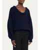 Lisa Yang Doria Scoop-Neck Cashmere Sweater - 4