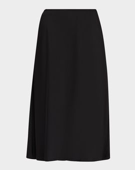 Lisa Yang Flared Silk Midi Skirt