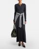 Lisa Yang Lisa Yang Adrienne cotton and cashmere midi skirt - 2