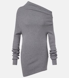 Lisa Yang Lisa Yang Aige cotton and cashmere minidress