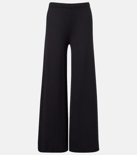 Lisa Yang Lisa Yang Ainsley cotton and cashmere wide-leg pants