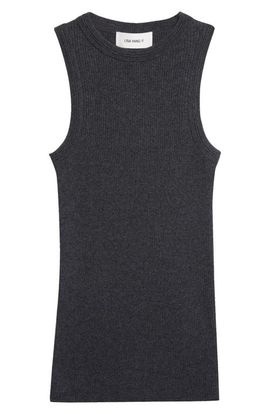 Lisa Yang Lisa Yang Amya Ribbed Cotton & Cashmere Sleeveless Sweater
