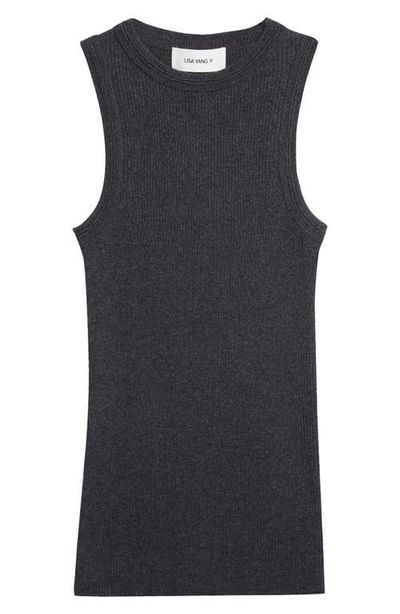 Lisa Yang Lisa Yang Amya Ribbed Cotton & Cashmere Sleeveless Sweater