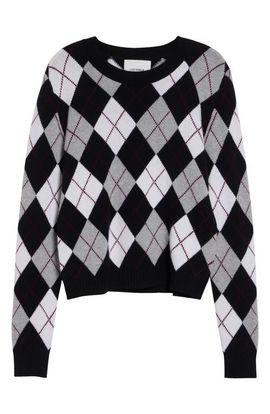Lisa Yang Lisa Yang Antoni Argyle Plaid Cashmere Sweater