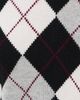 LISA YANG LISA YANG Antoni Cashmere Argyle Sweater Black/Cream/DoveGrey/DeepPlum - 6