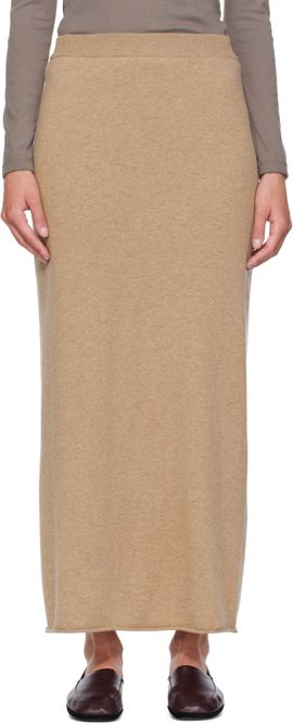 LISA YANG LISA YANG Beige Charlotta Midi Skirt