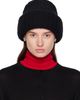 LISA YANG LISA YANG Black 'The Beatris' Beanie - 1