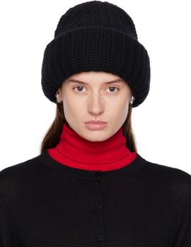 LISA YANG LISA YANG Black 'The Beatris' Beanie