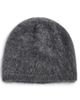 LISA YANG LISA YANG Brushed Cashmere Beanie Graphite Brushed One - 1