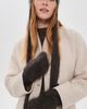 LISA YANG LISA YANG Brushed Cashmere Mittens Dark Fern Brushed One - 3