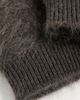 LISA YANG LISA YANG Brushed Cashmere Mittens Dark Fern Brushed One - 4