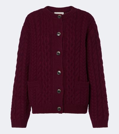 Lisa Yang Lisa Yang Cable-knit cashmere cardigan