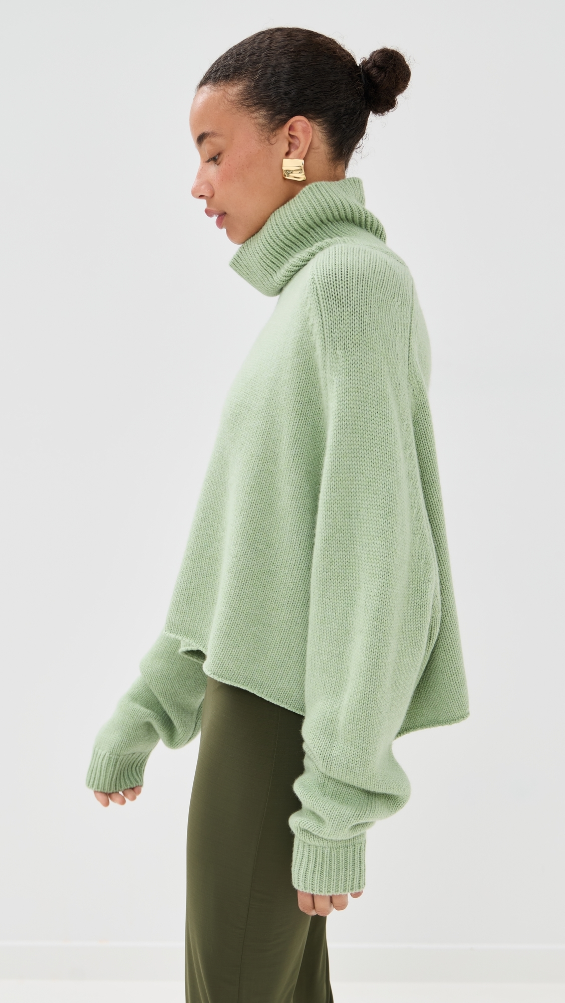 LISA YANG - Cathie Cashmere Sweater Seafoam