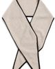 LISA YANG LISA YANG Chelsea Cashmere Scarf Sand/Dark Oat One - 1