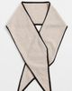 LISA YANG LISA YANG Chelsea Cashmere Scarf Sand/Dark Oat One - 2