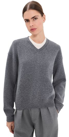 LISA YANG LISA YANG Cyrilla Cashmere Sweater Graphite