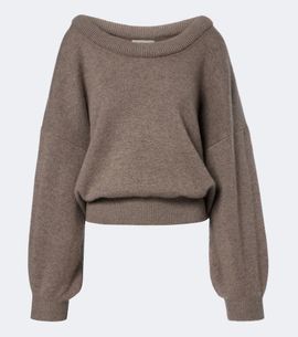 Lisa Yang Lisa Yang Doria off-shoulder cashmere sweater