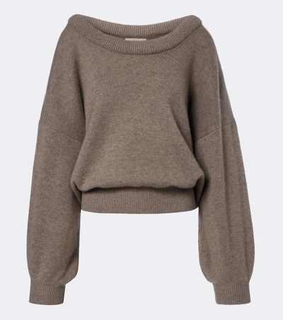Lisa Yang Lisa Yang Doria off-shoulder cashmere sweater