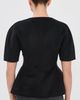 LISA YANG LISA YANG Doublé V Neck Top Black - 3