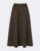 Lisa Yang Lisa Yang Doublé wool and cashmere midi skirt - 1