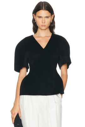 Lisa Yang Lisa Yang Double V Neck Top