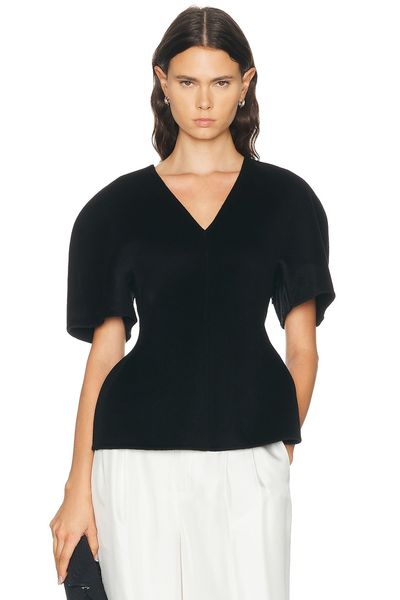 Lisa Yang Lisa Yang Double V Neck Top
