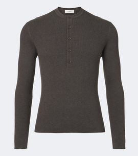 Lisa Yang Lisa Yang Falk cotton and cashmere Henley shirt
