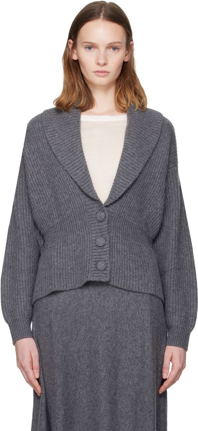 LISA YANG LISA YANG Gray Alessandra Cardigan