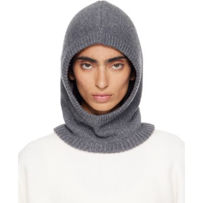 LISA YANG LISA YANG Gray Astri Balaclava