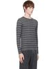 LISA YANG LISA YANG Gray Tariq Stripes Sweater - 2