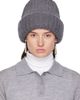 LISA YANG LISA YANG Gray 'The Beatris' Beanie - 1