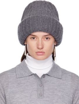 LISA YANG LISA YANG Gray 'The Beatris' Beanie