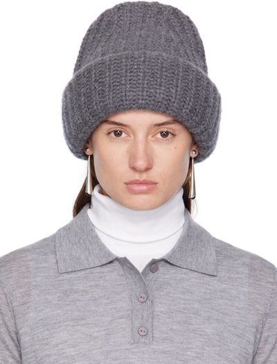 LISA YANG LISA YANG Gray 'The Beatris' Beanie