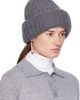 LISA YANG LISA YANG Gray 'The Beatris' Beanie - 2