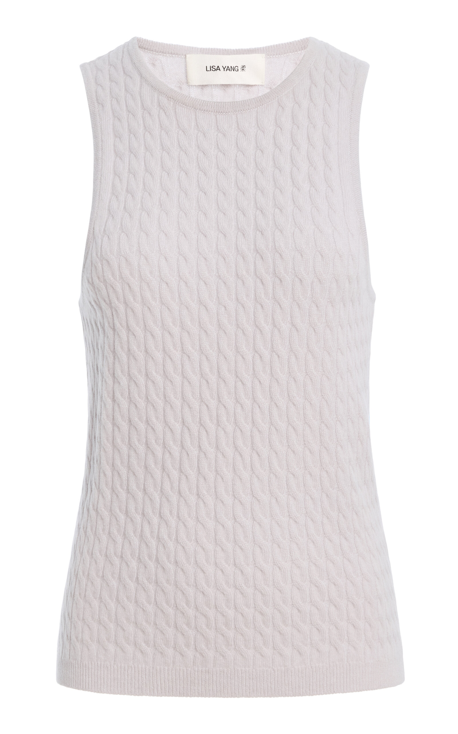 Lisa Yang Lisa Yang Iora CableKnit Cashmere Top